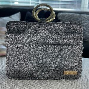 Pouchee Gray and Silver Interior Bag